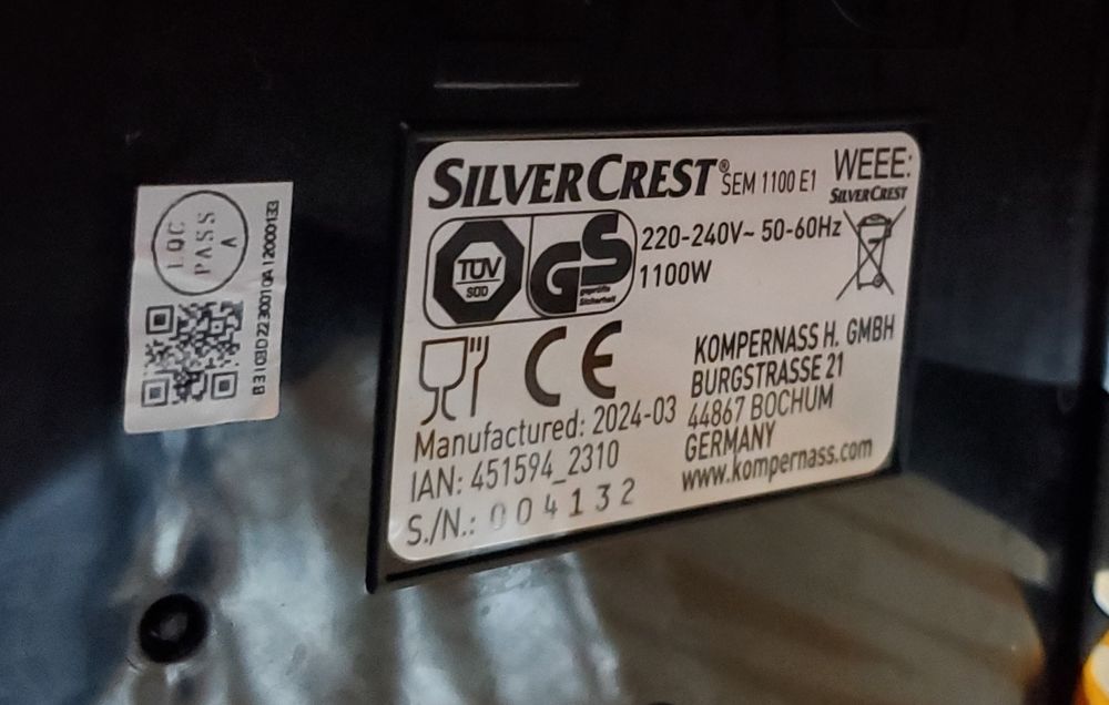 Espressor Silver Crest