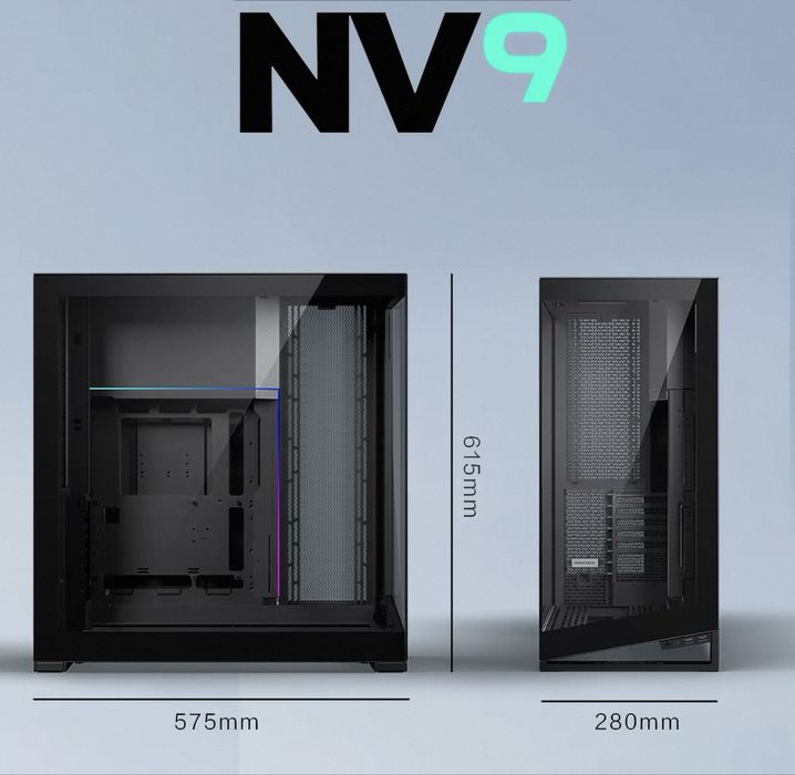 Корпус Phanteks NV9 Full Tower, E-ATX / SSI-CEB, чёрный