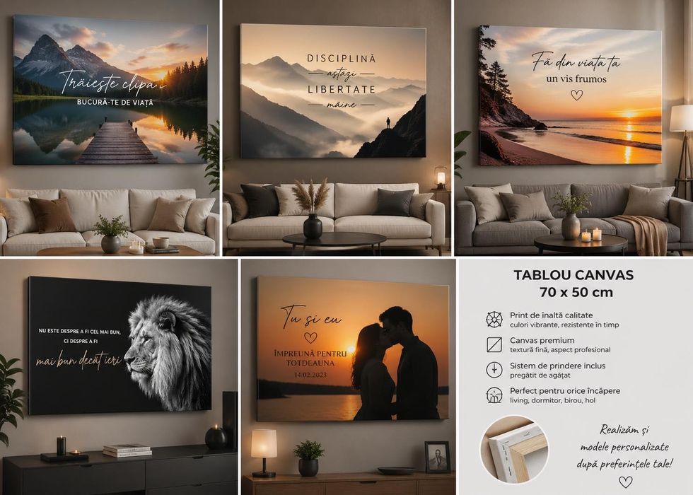 Tablou canvas 70x50 cm - decor modern / personalizat la comanda