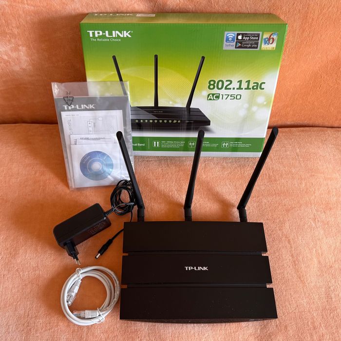 Router wireless AC1750 TP-Link Archer C7, Gigabit, Dual Band, USB