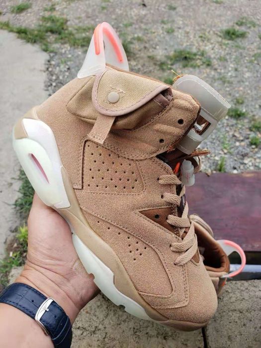 Мъжки маратонки Nike Air Jordan 6 Retro x Travis Scott "British Khaki"