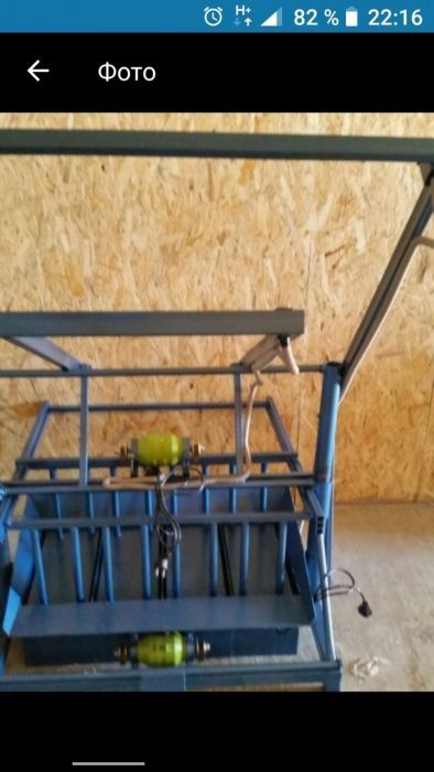 Станок для шлакоблока полнотелого