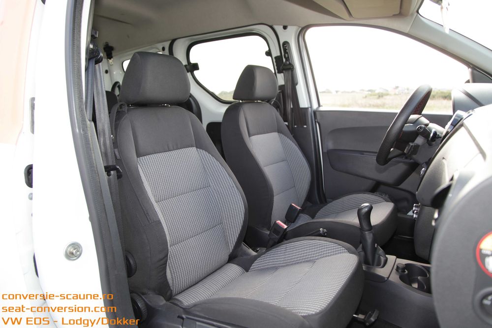 Sistem adaptare scaune de VW EOS pe Lodgy Dokker