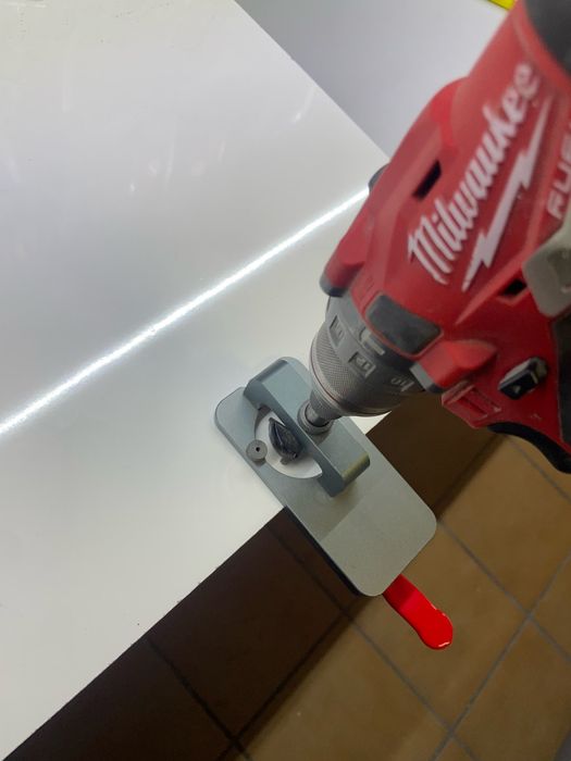 Kit pentru gaurire balamale 35mm.Aluminiu.