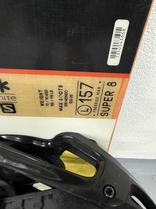placa snowboard salomon unite super 8 L157cm 2023