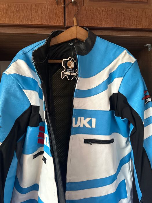 Яке с протектори за мотори Suzuki кожа 4xl оригинално