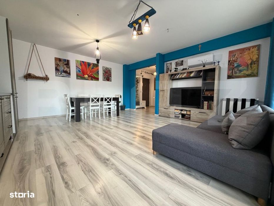 Apartament 2 camere, 55 mp, etaj intermediar, parcare, zona Cetatii — fotografia 3