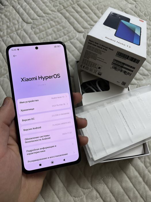 Xiaomi redmi note 13 8/256GB как новый