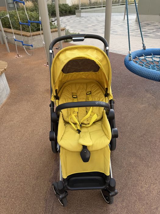 Шикарная cybex priam в редком горчичном цвете
