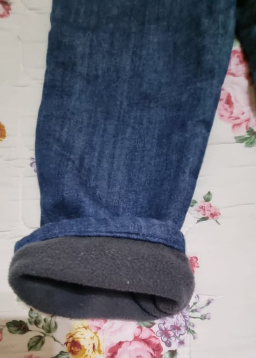 Джинсы детские на флисе