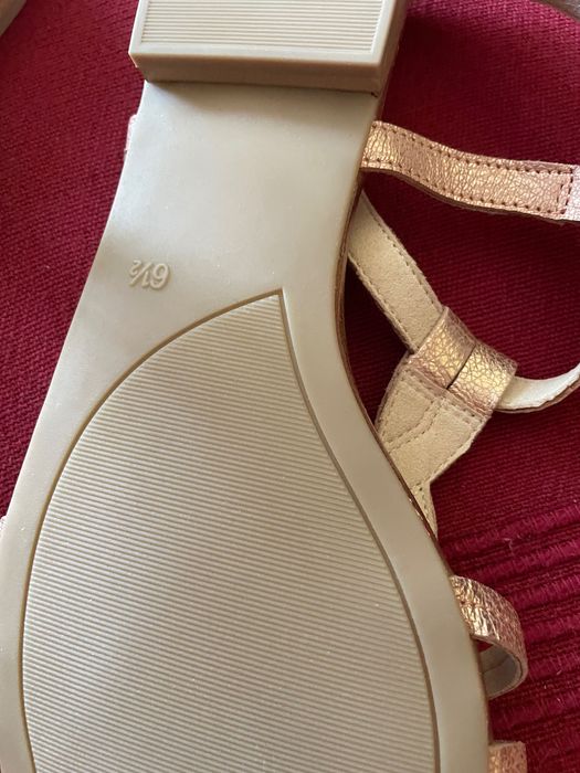 Sandale elegante noi din piele aramiu Caprice mar.40