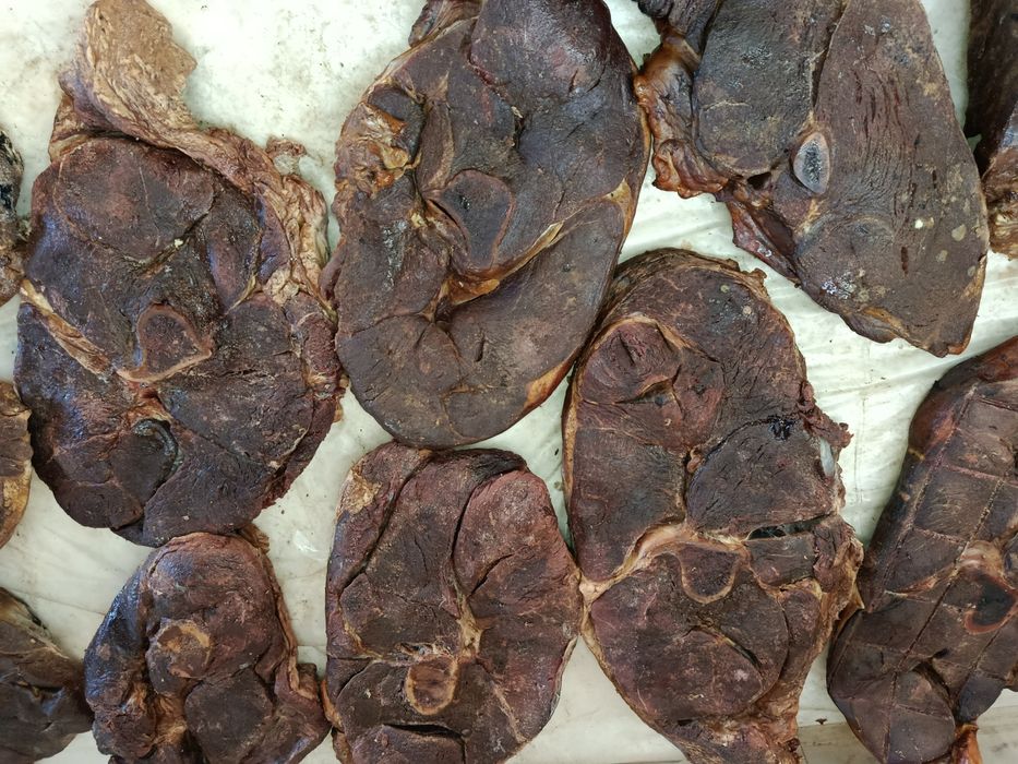 Копченная конина.