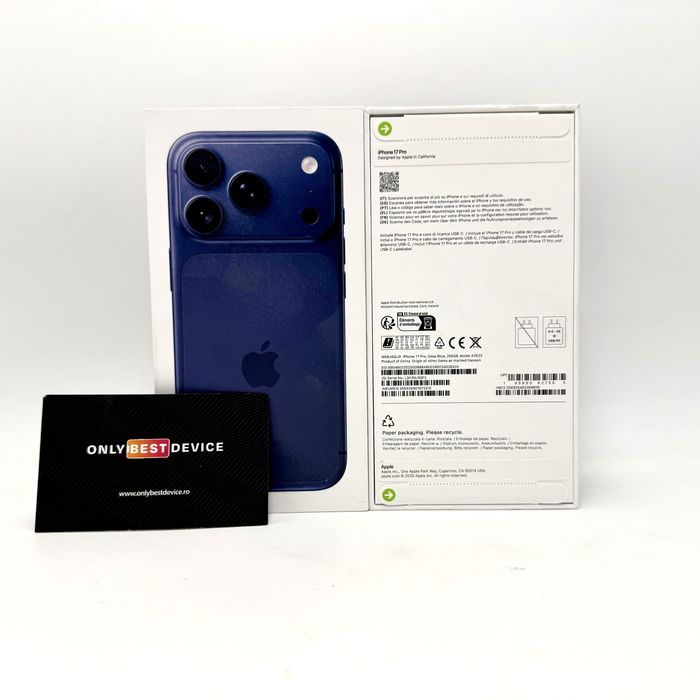  iPhone 17 Pro Deep Blue 256GB SIM FIZIC