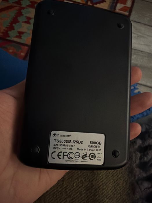 Внешний диск Transcend WD Blue 500GB