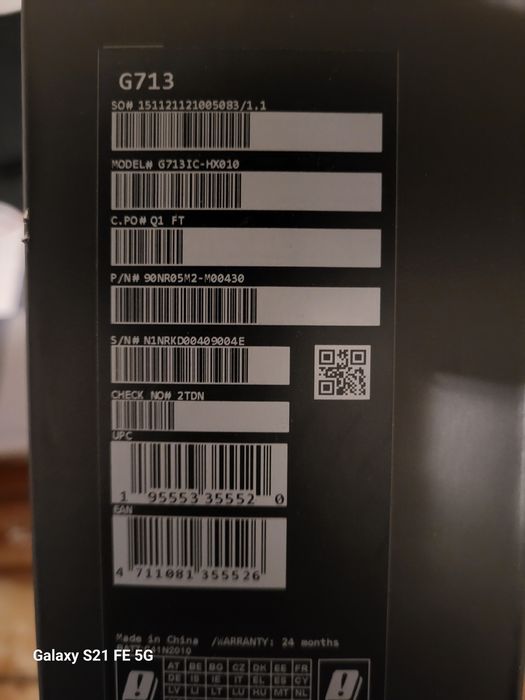 Игровой ноутбук ASUS ROG 17'3