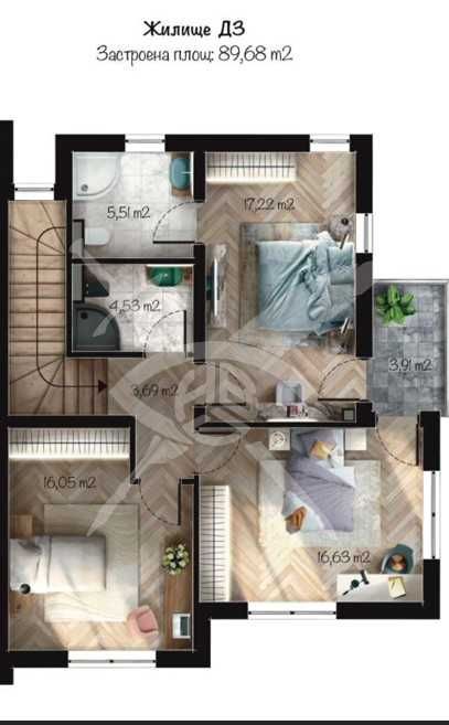 Продава се Къща в Пловдив, Беломорски - 162 кв.м за 1358 €/кв.м - Снимка #1