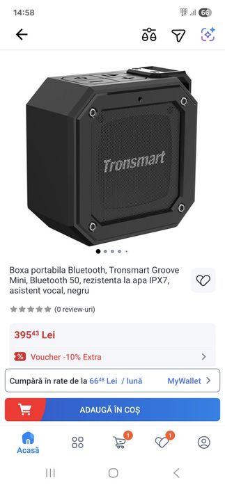 Boxa bluetooth tronsmart grove mini