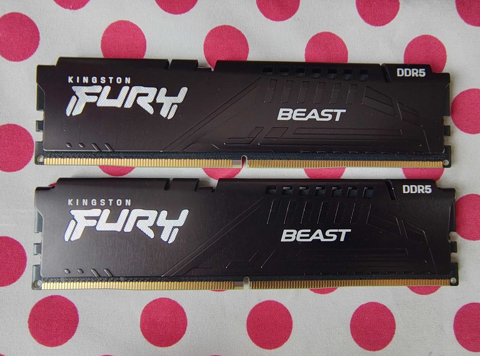 Kit Memorie Ram Fury Beast 32GB DDR5 (2 X 16 GB) 6000 Mhz.