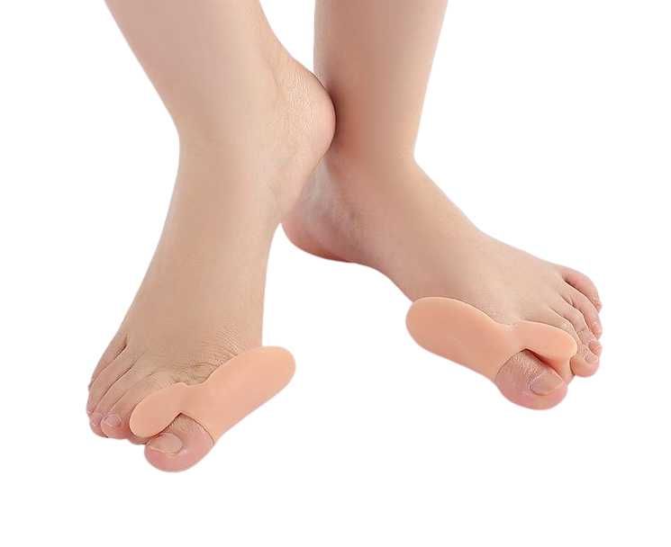 Модел 1 Сепаратор силиконов разделител за пръсти ортеза халукс валгус