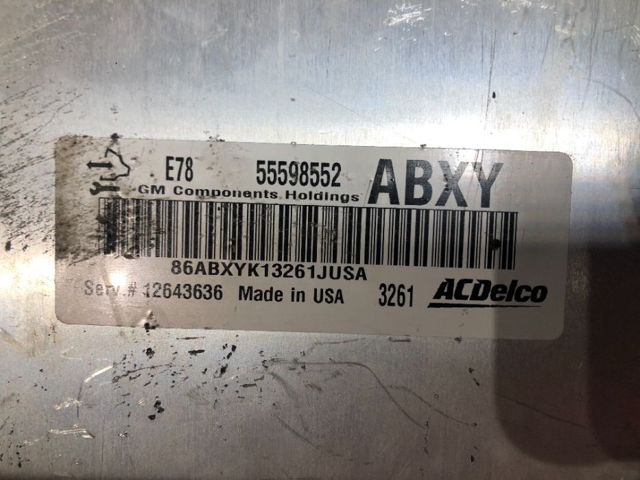 ECU Calculator motor Opel 1.4 ABXY 5559855 12643636 ACDELCO E78