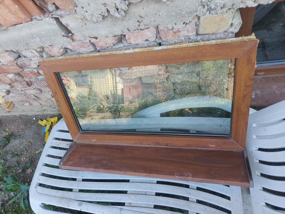 Geam termopan stejar 97x57 cm