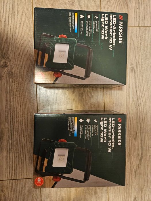 Set 2x Reflector de lucru cu led 10W - Parkside