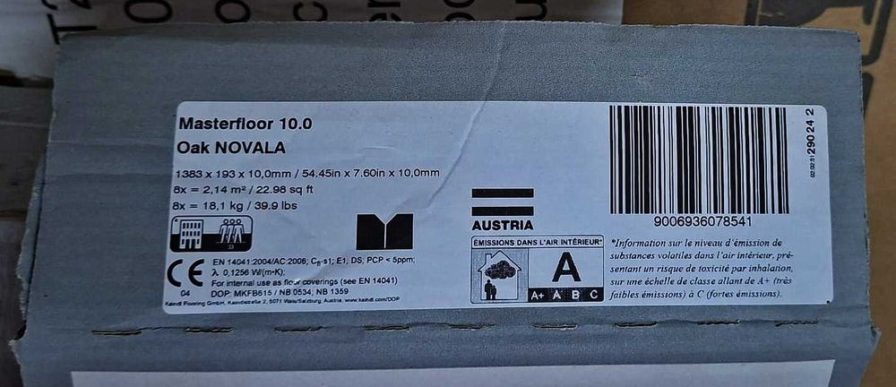 Parchet laminat gri Kaindl Masterfloor 10mm AC5  5,6 m²