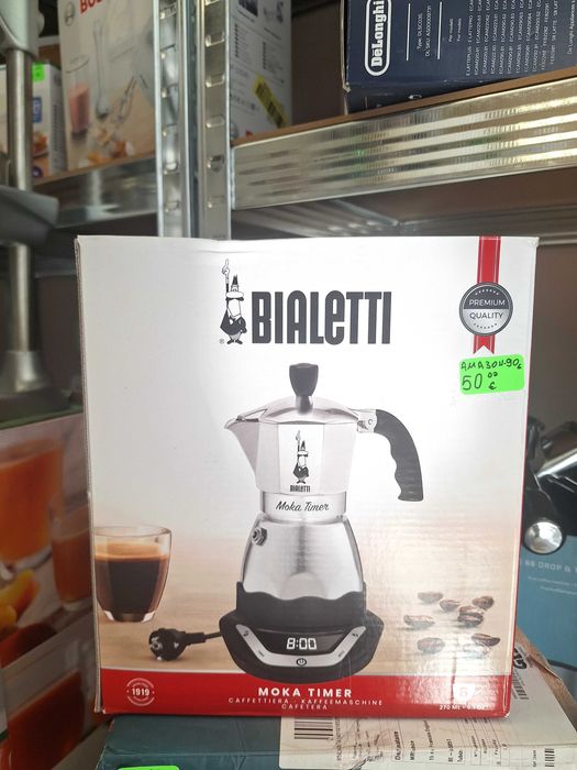 Bialetti Moka Timer 6 чаши / 270 мл – електрическа кафеварка с таймер