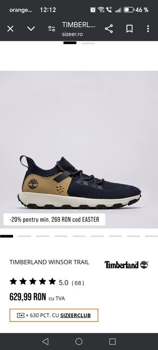 Timberland Winsor Trail Sneaker