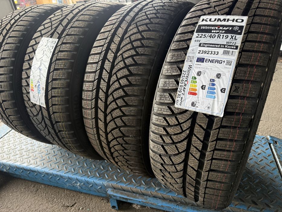 255/35 R19 + 225/40 R19 KUMHO WINTERKRAFT anvelope noi iarna BMW Seria3 Seria4