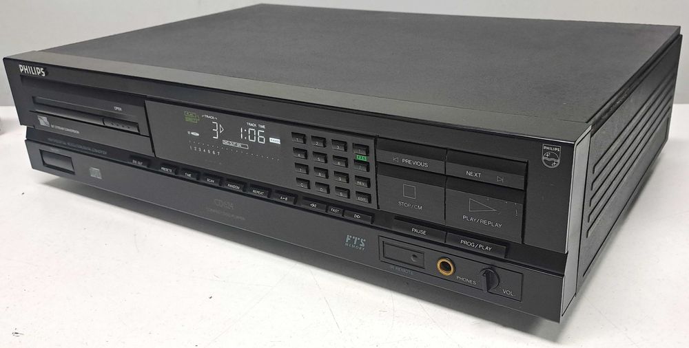 Philips CD624 Vintage CD Player – Bitstream Conversion – Mecanica CDM-4 – Defect Sertar
