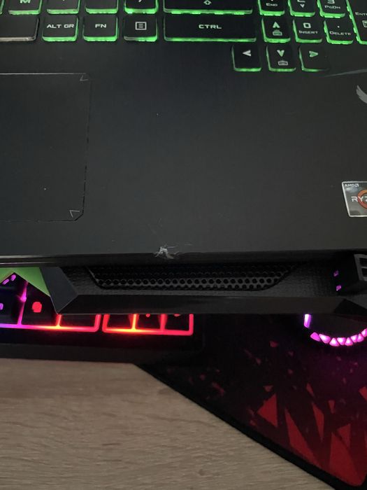 Kit laptop gaming+ tastatura+mouse+mouse pad+cooler+casti