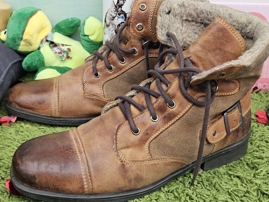 Invito мъжки топли боти от кожа N4