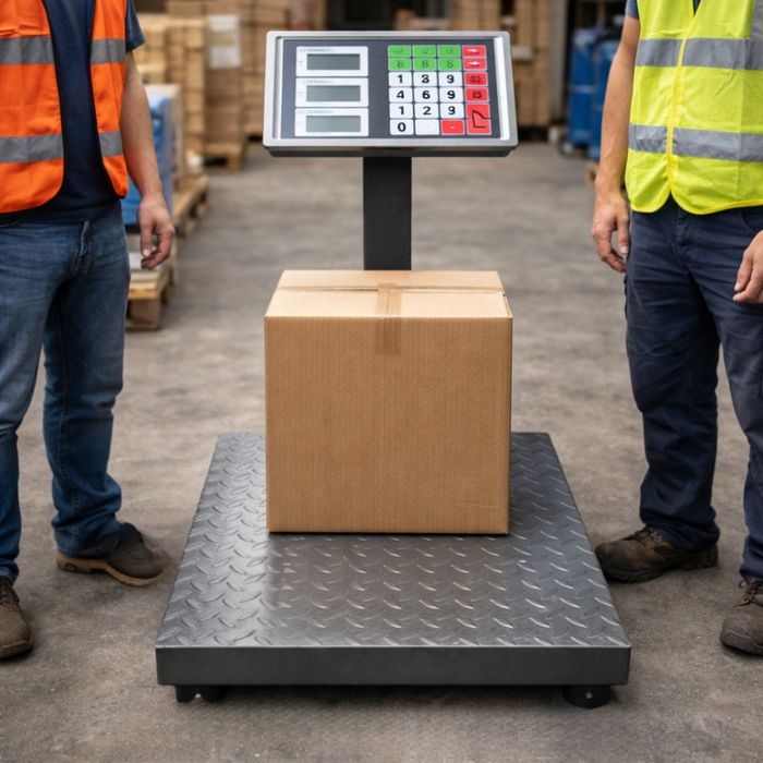 Сгъваем кантар до 1000кг - рифелова платформа