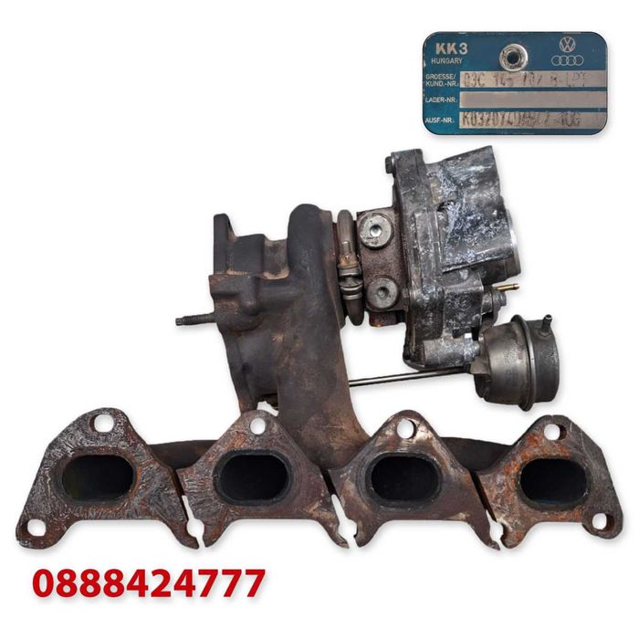 Турбина/Турбо - Audi/Volkswagen/Seat/Skoda - 1.4 TFSI/1.4 TSI (2006 г.+) 03C145702B KK3