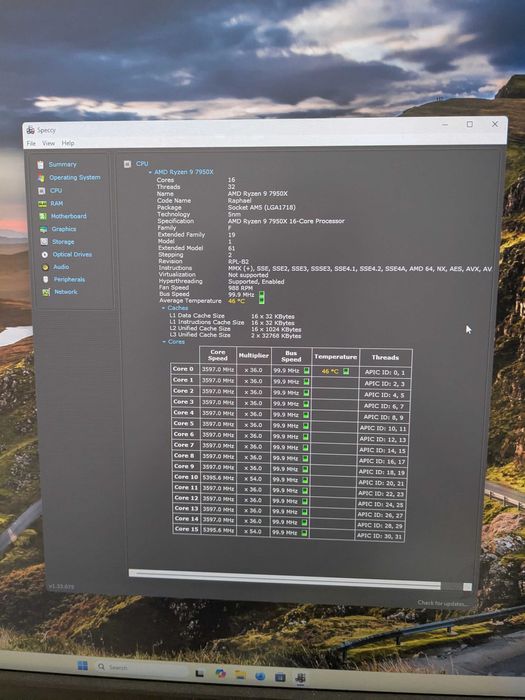 Мощен настолен компютър Ryzen 9 7950X