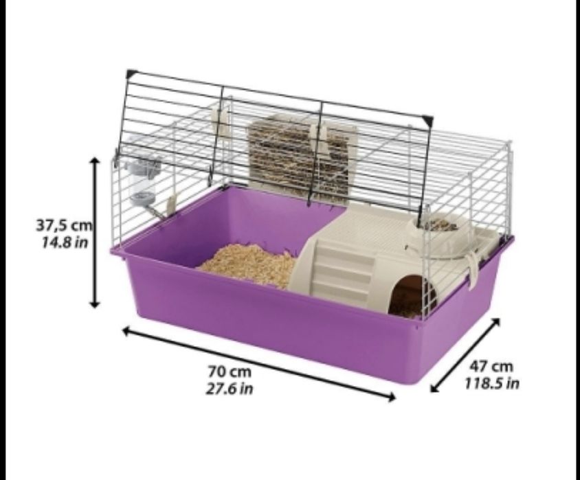 Голяма клетка за морско свинче/зайче guinea pig cage