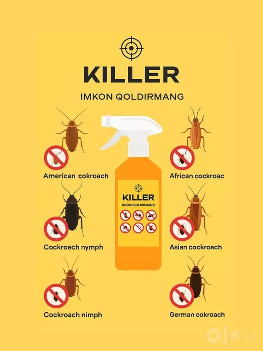 Tarakan qiruvchi sprey killer