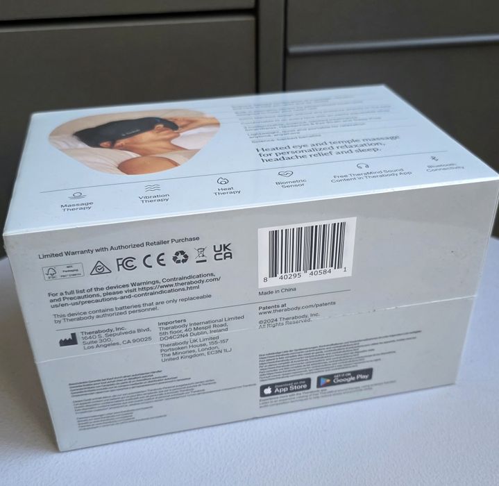 Интелигентен масажор Therabody SmartGoggles V2,3 режима