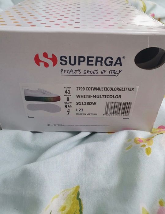 Superga Italy trainers бели 41 номер