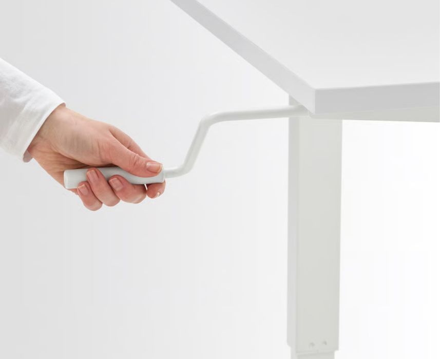 Birou cu inaltime reglabila Ikea Trotten 120x70