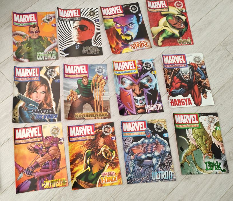 Lot 40 reviste eroi caractere Marvel in limba maghiara