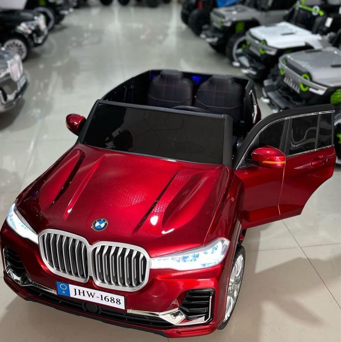 Детский электромобиль двухместный BMW JHW-1688 польный привод 4WD