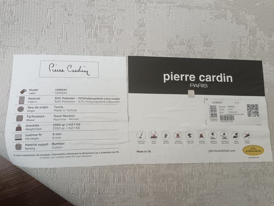 Covor Pierre Cardin Versay 160x230 Crem
