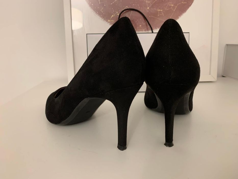 Pantofi piele naturala, cu toc eleganti / office / cocktail