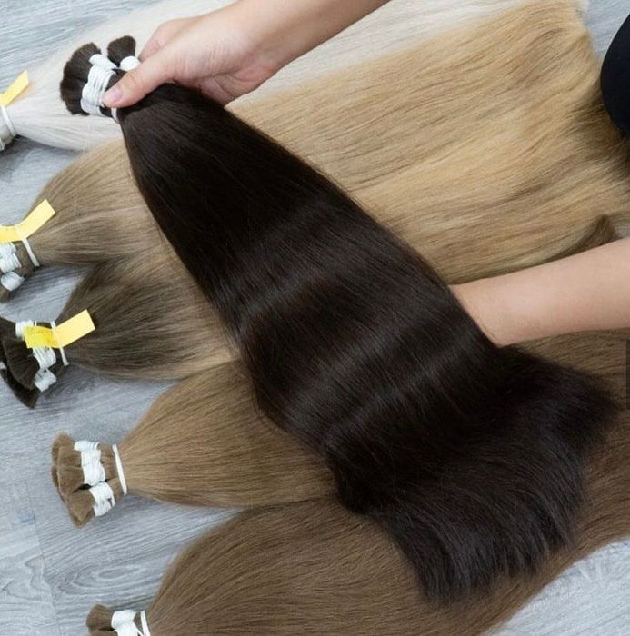 Човешка естествена коса двойна плътност