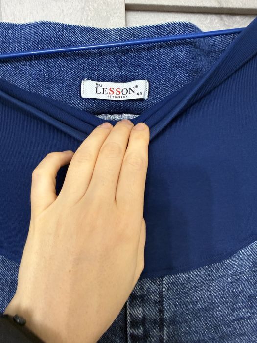 Джинсы для беременных, плотные. Фасон МОМs