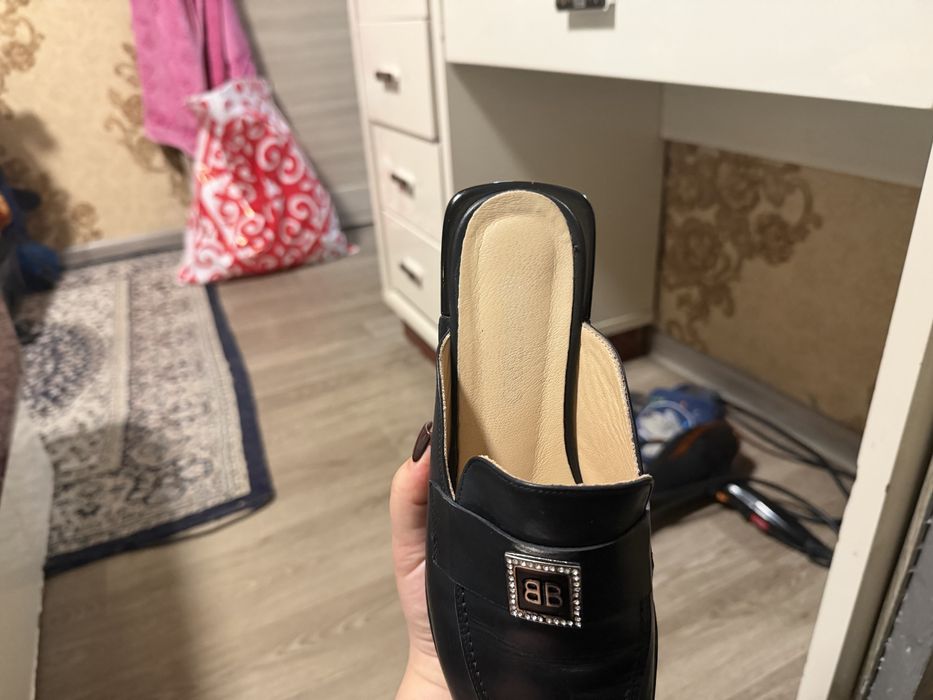 Мюли обувь кожа турция