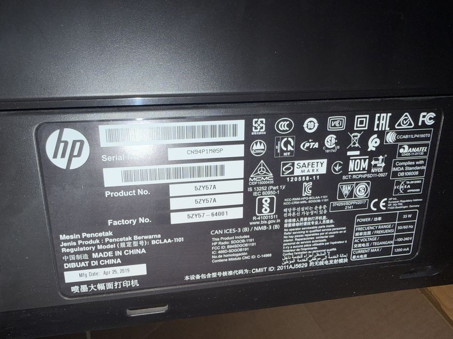 Plotter HP DesignJet T125 24" Wireless Retea A1