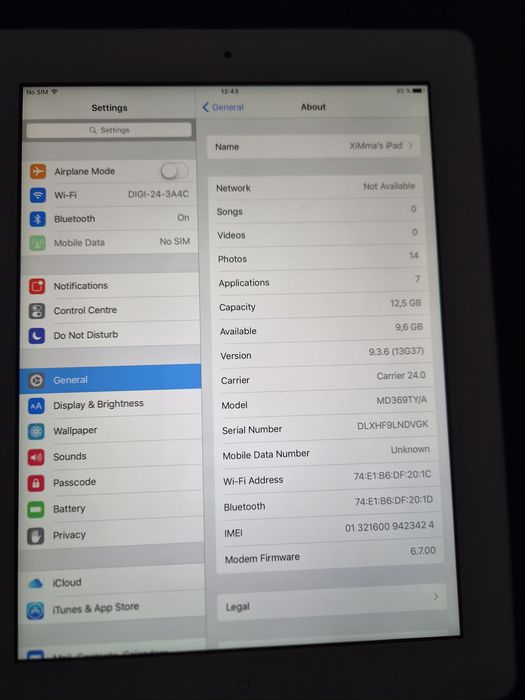 Ipad gen 3, 16gb